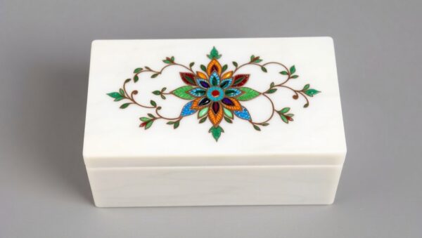 White Marble Jewellery Box