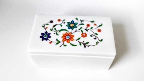 White Marble Jewellery Box