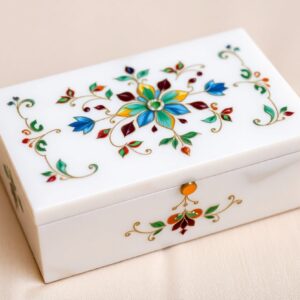 White Marble Jewellery Box