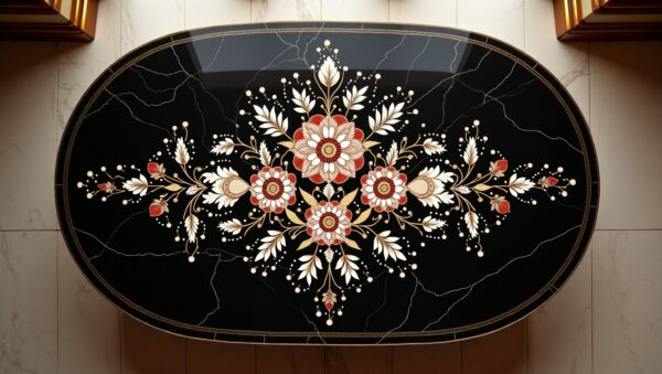 Marble Inlay Table Tops – The Epitome of Elegance & Craftsmanship - Image 3