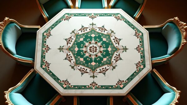 Marble Inlay Table Tops – Timeless Luxury for Your Home & Office - Image 3