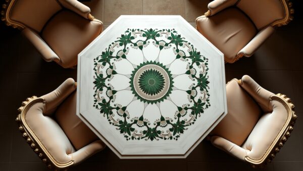 Marble Inlay Table Tops – Timeless Luxury for Your Home & Office